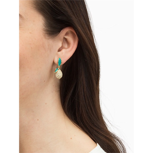 KATE SPADE • Picnic Perfect Lemon Drop Earrings - Picture 3 of 4